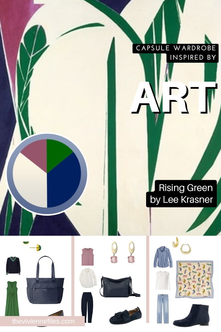 Accessories! Bringing Life to the Rising Green by Lee Krasner 4 by 4 Wardrobe