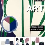 A capsule wardrobe inspired by Art - Rising Green by Lee Krasner