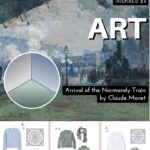 Craving Casual, with Soft Colors? Start With Art - Arrival of the Normandy Train by Claude Monet