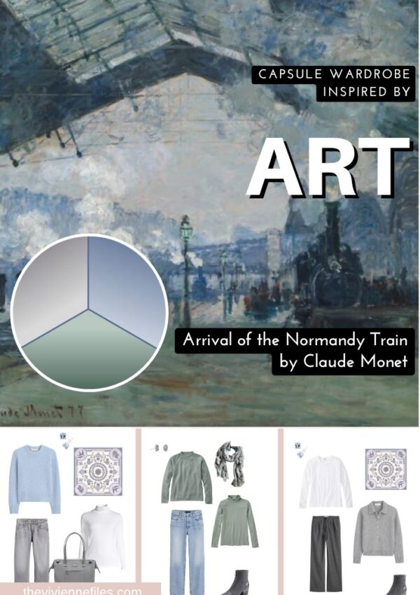 Craving Casual, with Soft Colors? Start With Art - Arrival of the Normandy Train by Claude Monet