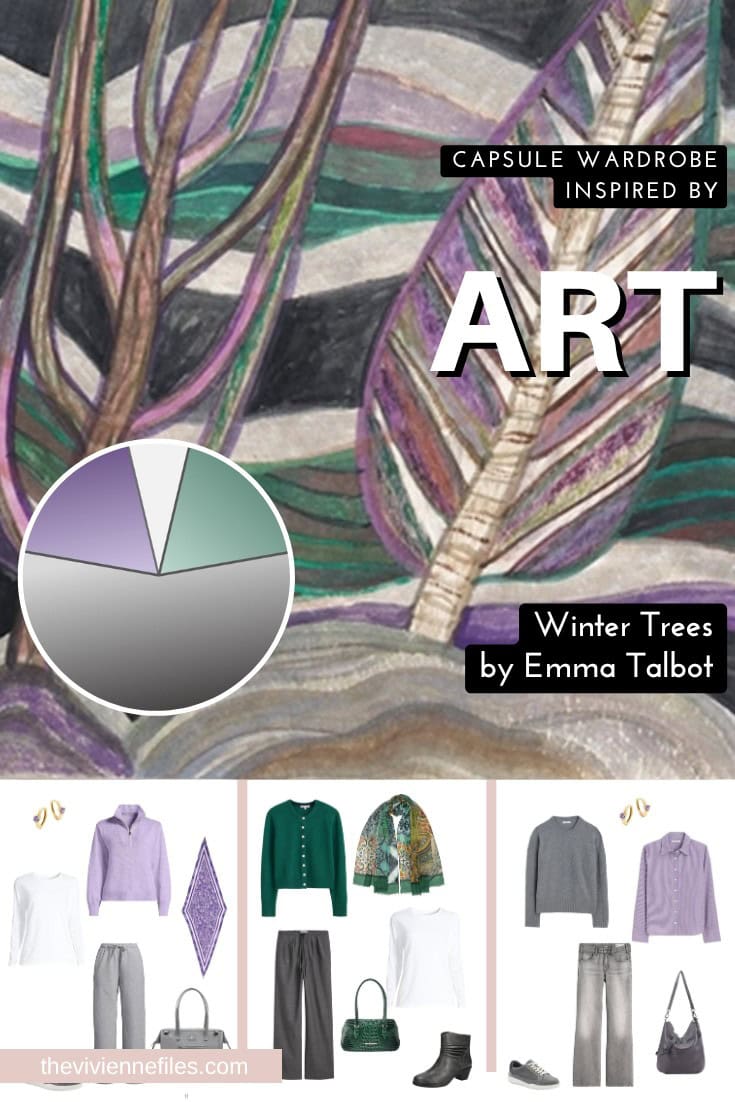 Looking for Casual and Bright Start With Art - Winter Trees by Emma Talbot