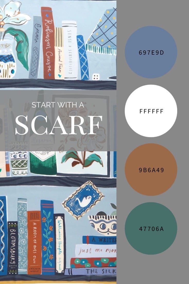 Must Have Denim Start With a Scarf - Bookworm (in blue) by Echo
